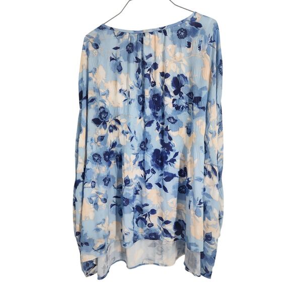 Gunit Floral Long Sleeve Top - Women's Plus Size 3X - Picture 2 of 5